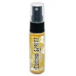 tinta distress spritz fosilized amber tim holtz