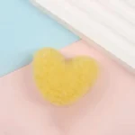 corazones de fieltro color amarillo Suzzy La esquinita del scrap México