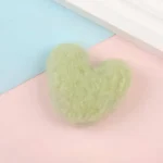 corazones de fieltro color verde Suzzy La esquinita del scrap México