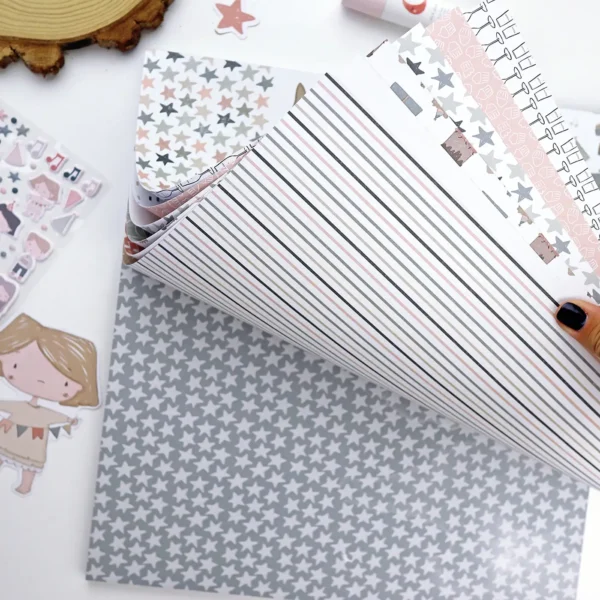 pad de 36 hojas Ohana de fiesta Alúa Cid scrapbooking La esquinita del scrap México 4