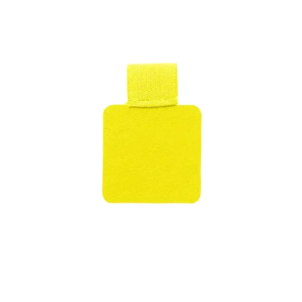 porta lapicero adhesivo para agendas y libretas amarillo