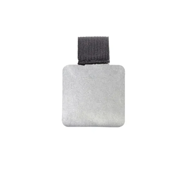 porta lapicero adhesivo para agendas y libretas plata