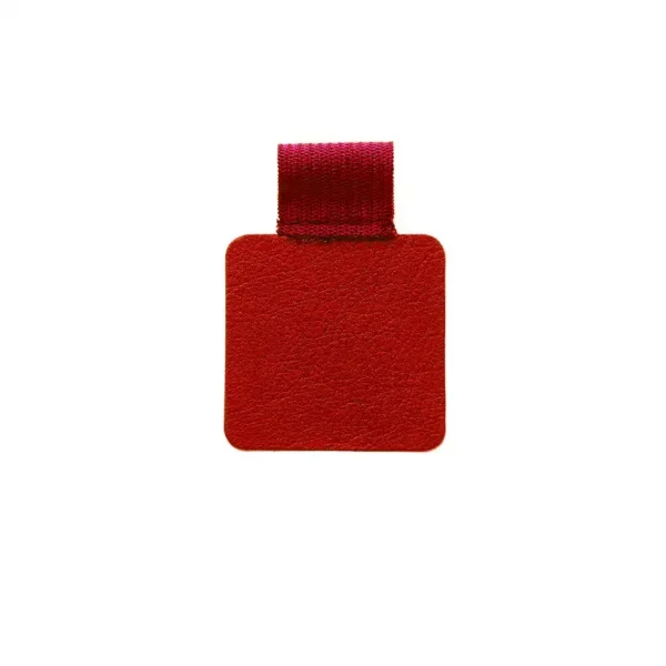 porta lapicero adhesivo para agendas y libretas rojo