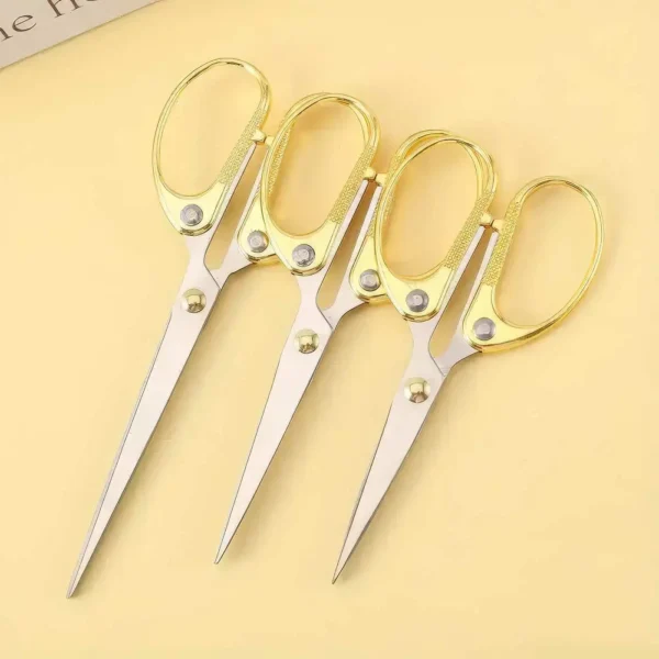 set de 3 tijeras para manualidades de mango dorado Suzzy La esquinita del scrap México 1