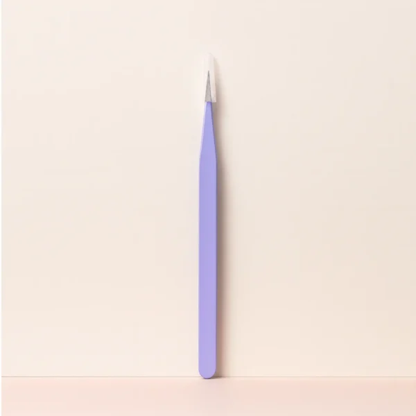 tweezers pinzas de precisión punta curva lila para scrapbooking Suzzy La esquinita del scrap México