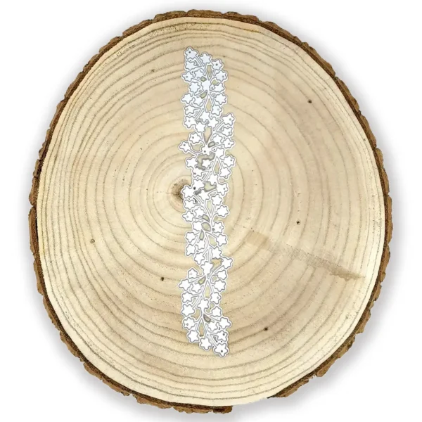 079332 troquel suaje cenefa borde decorado flores pequeñas XL