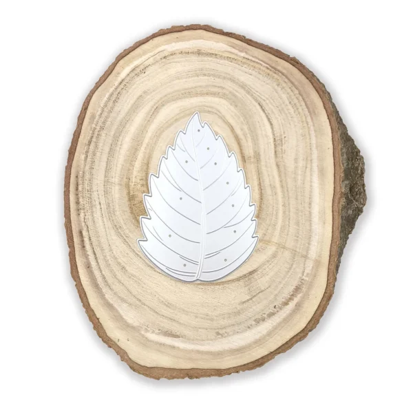 Troquel suaje hoja tropical grande 75x105 mm para proyectos botánicos y de verano