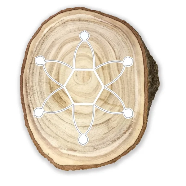 Troquel para crear caja hexagonal de 45x45x40 mm ideal para regalos y recuerdos