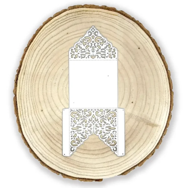 159219 troquel suaje sobre cuadrado con decoración ornamentos