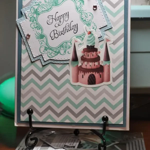 Troquel suaje nido de rectángulos con curvas y pespunte, tamaño 115x120 mm