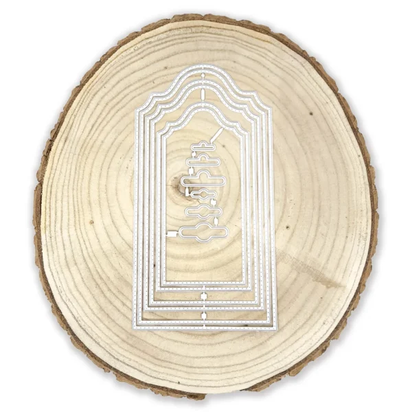 Set de troqueles de etiquetas alargadas de hasta 100x187 mm, ideal para tags y decoraciones