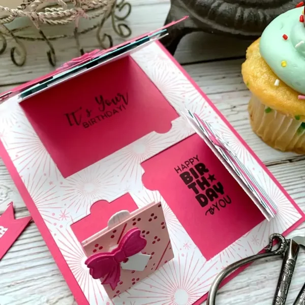 Troquel suaje de ventanas para tarjetería 75x39 mm, ideal para bolsillos y proyectos interactivos