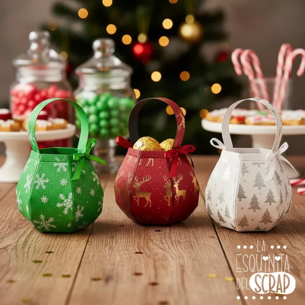 99 troquel suaje caja 3D caldero de halloween ejemplo 2