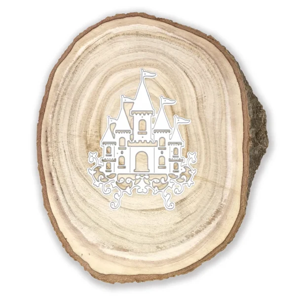 Troquel suaje castillo de cuento de hadas de 90 x 115 mm