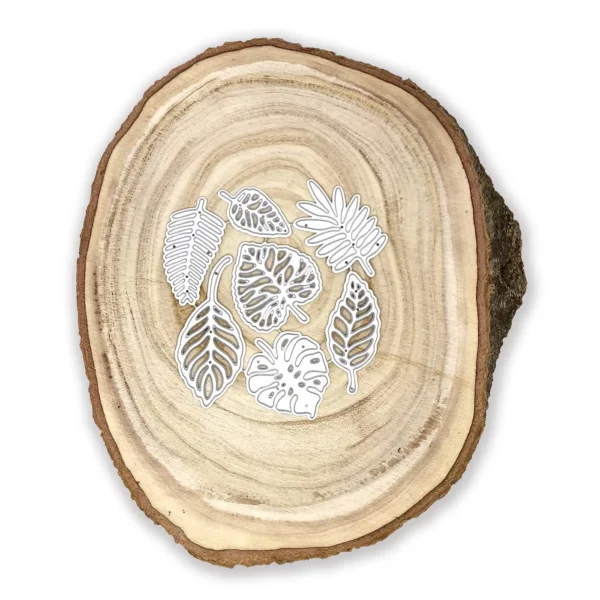 Troquel suaje set de hojas variadas 36x40 mm