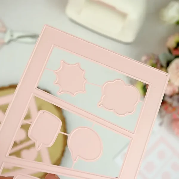 Set de troqueles Cómic A6 Alúa Cid scrapbooking La esquinita del scrap México 4