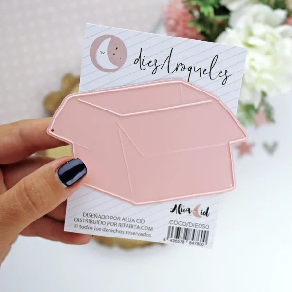 Troquel Caja Sorpresa Alúa Cid scrapbooking La esquinita del scrap México 2