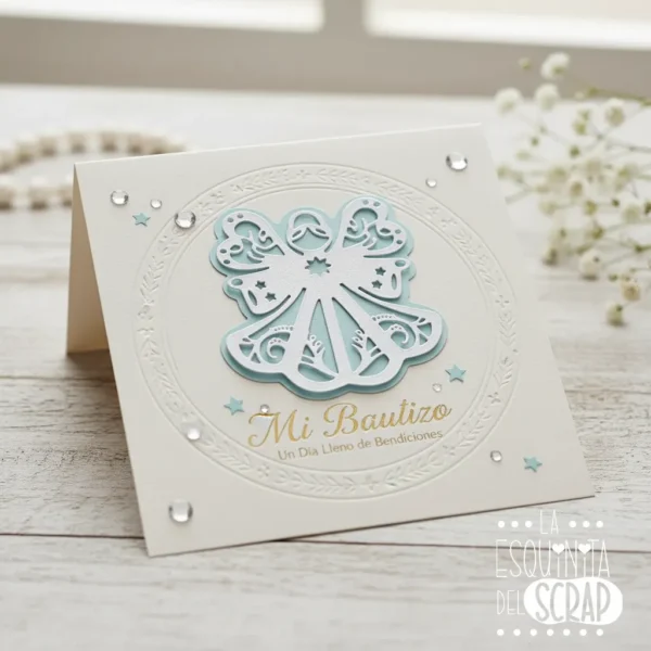 suaje troquel querubín o ángel ejemplo