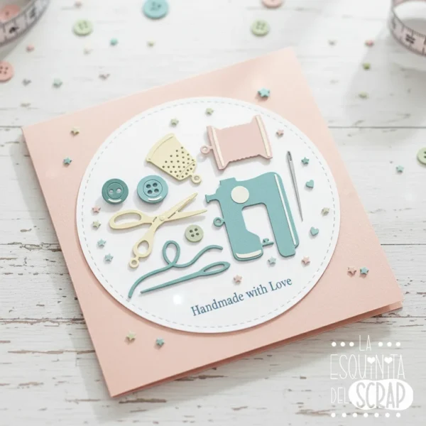 suaje troquel set de elementos de costura ejemplo