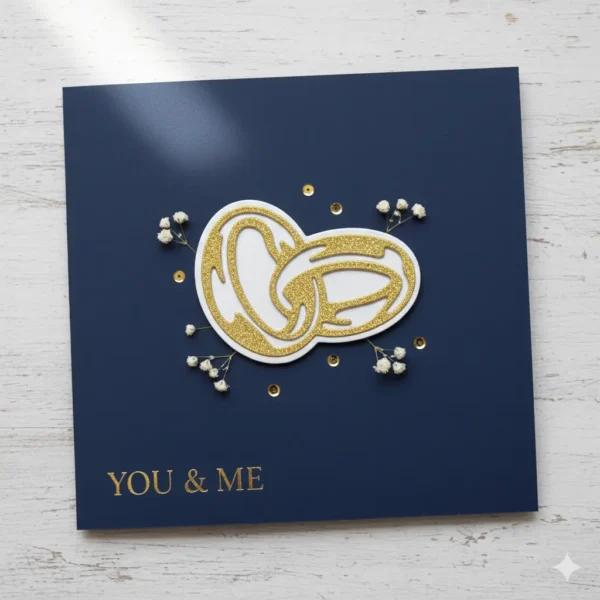 troquel suaje anillos de compromiso boda ejemplo 1