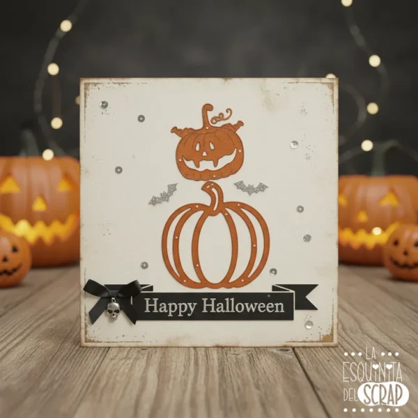 troquel suaje calabazas Halloween ejemplo