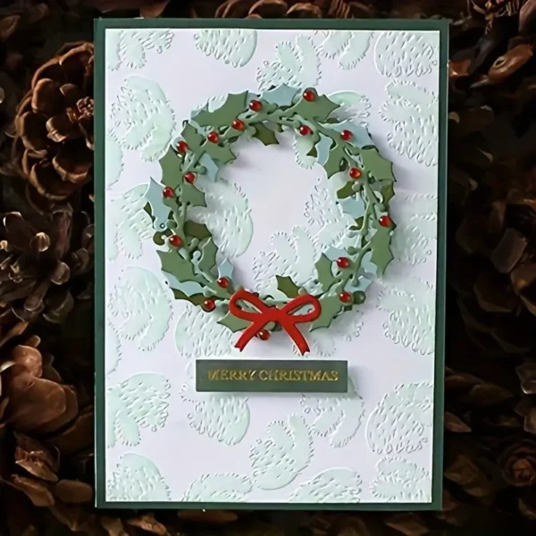 troquel suaje corona navidad ejemplo 29