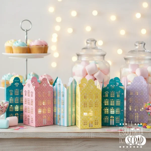 troquel suaje fachadas de edificios ejemplo