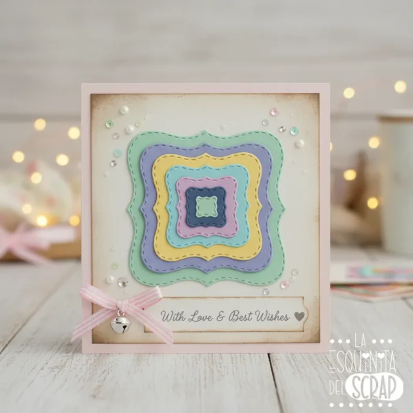 troquel suaje nido cuadrado irregular ondulado ejemplo