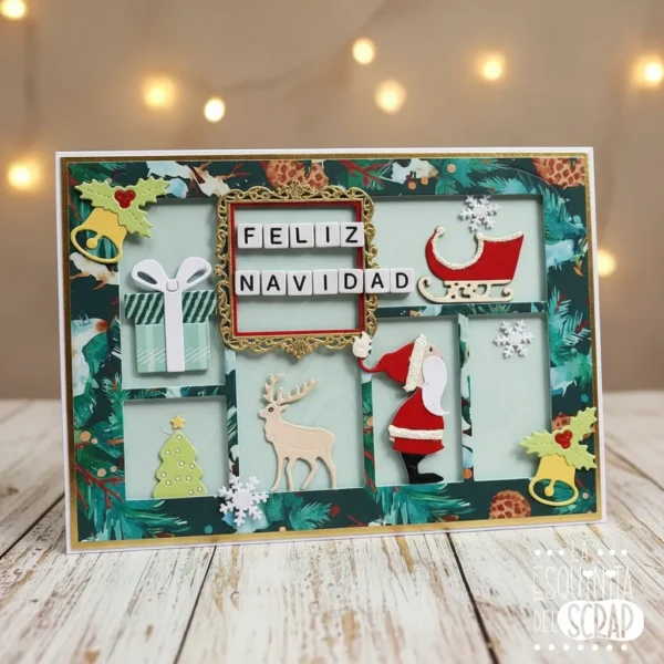 troquel suaje set de elementos de navidad ejemplo