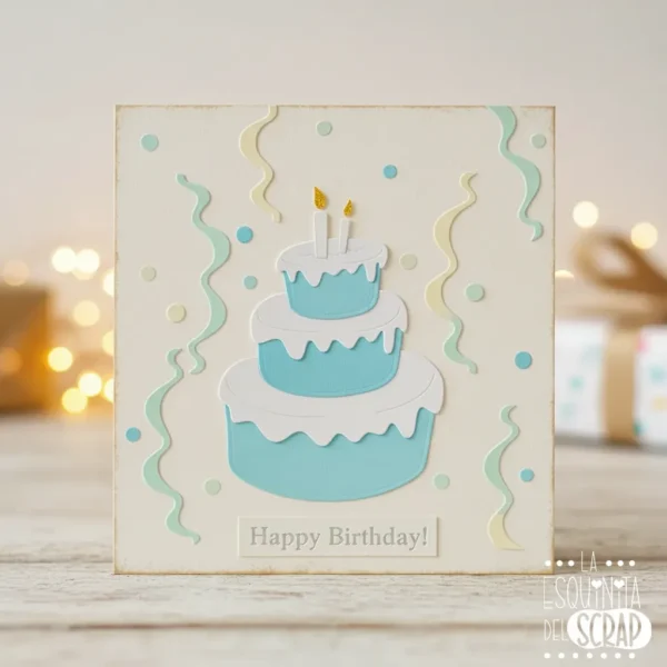 troquel suaje set de pastel de 3 pisos para montar ejemplo