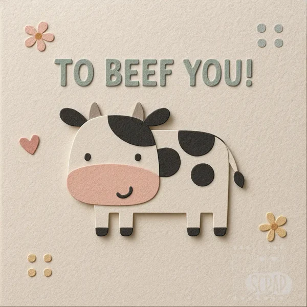 Troquel vaca 50x40 mm ideal para scrapbooking de granja y proyectos infantiles