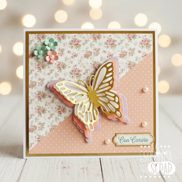 159 troquel suaje mariposa con triple capa ejemplo