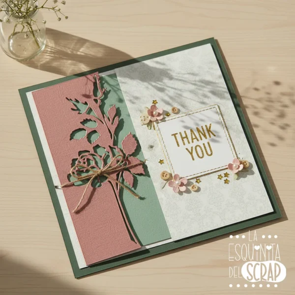 99 troquel suaje borde cenefa para tarjetas con flores mod.6 ejemplo