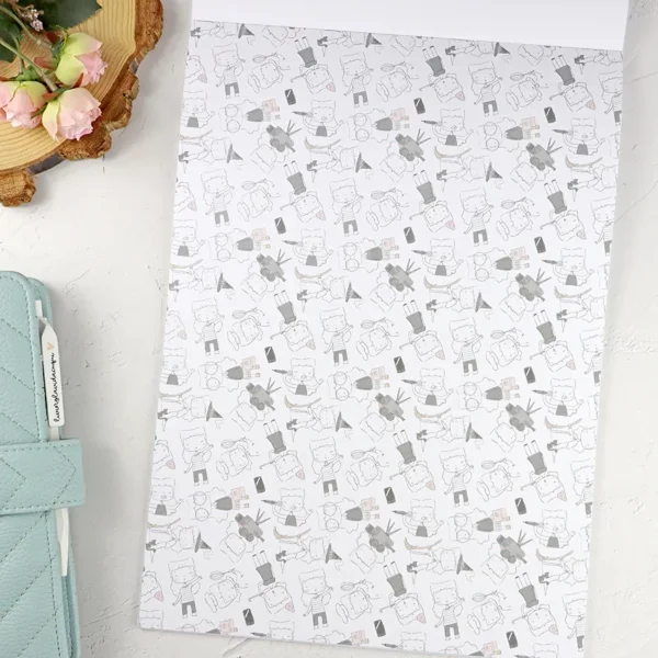 Bloc de papeles 9×12 Sea lo que sea Alúa Cid scrapbooking 26