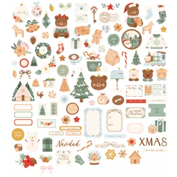 Die cuts Holly Jolly