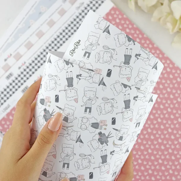 Papel laminado Chanel Sea lo que sea Alúa Cid scrapbooking 1