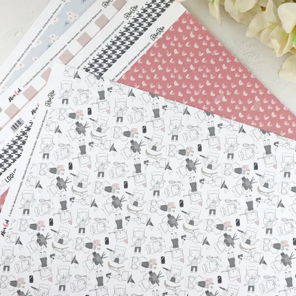 Papel laminado Chanel Sea lo que sea Alúa Cid scrapbooking 2