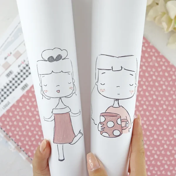 Papel laminado De finde Sea lo que sea Alúa Cid scrapbooking 1