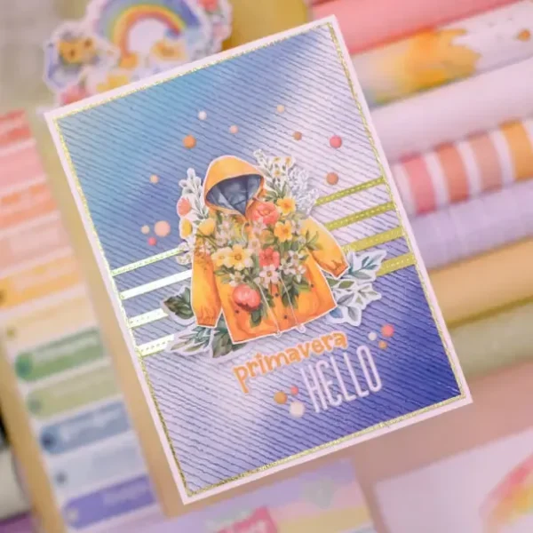 Placa de embosing Rainbow Johanna Rivero scrapbooking 3