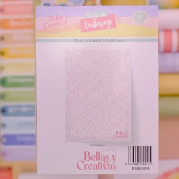Placa de embosing Rainbow Johanna Rivero scrapbooking