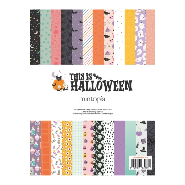 pad de papeles de 6x8 colección This is Halloween Mintopía