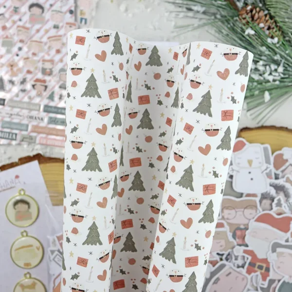 papel laminado diciembre colección Ohana en diciembre Alúa Cid scrapbooking 1