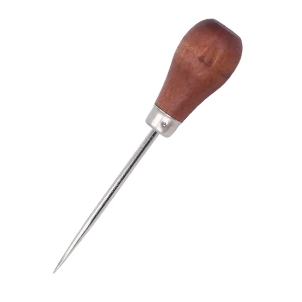 Punzón con mango de madera de 115 mm ideal para perforar y marcar en proyectos de scrapbooking y manualidades