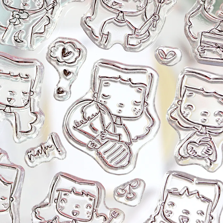 set de sellos Sea lo que sea Alúa Cid scrapbooking 6