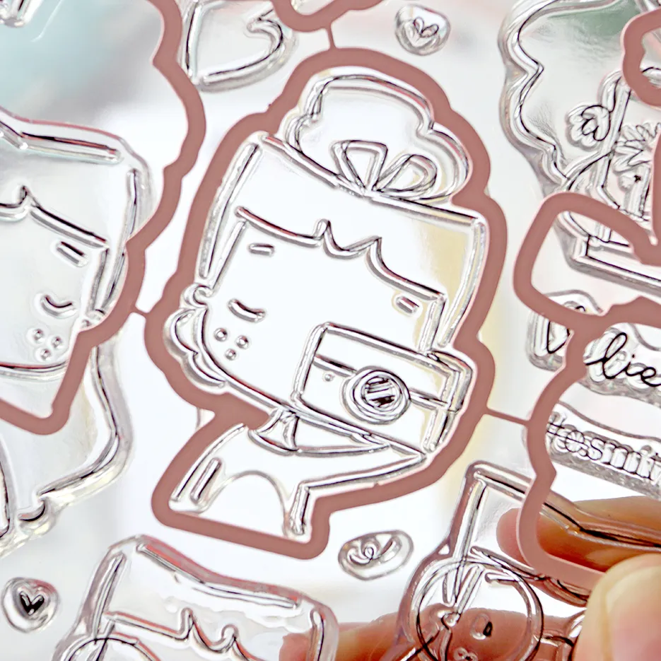 set de sellos y troqueles esmivida colección Sea lo que sea Alúa Cid scrapbooking 2