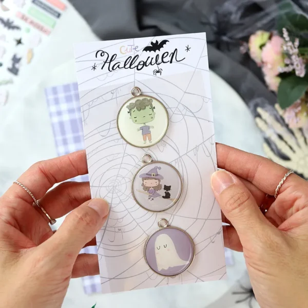 set de charms cute halloween alua cid