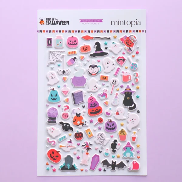 stickers puffy 1 colección This is Halloween Mintopía
