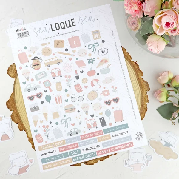 stickers puffy Sea lo que sea Alúa Cid scrapbooking 4