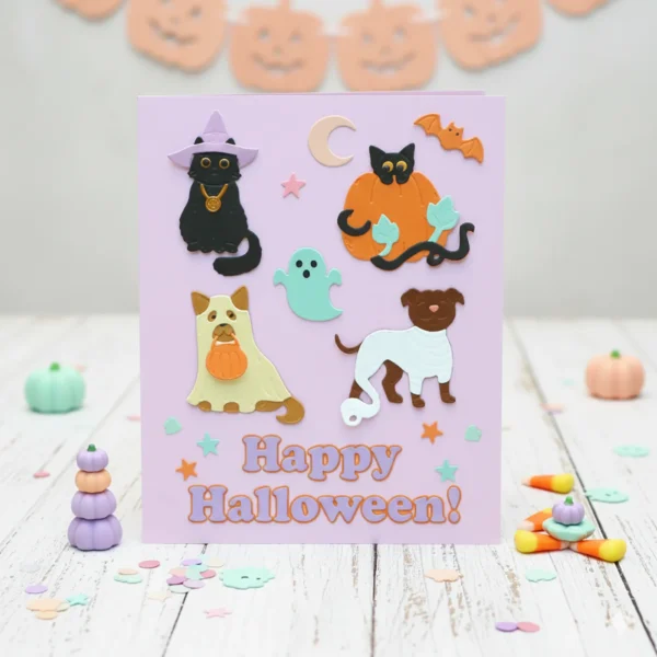 troquel peluditos ejemplo colección This is Halloween Mintopía