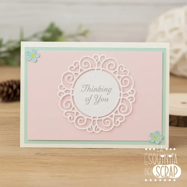 troquel suaje blonda pequeña con arabescos ejemplo copia